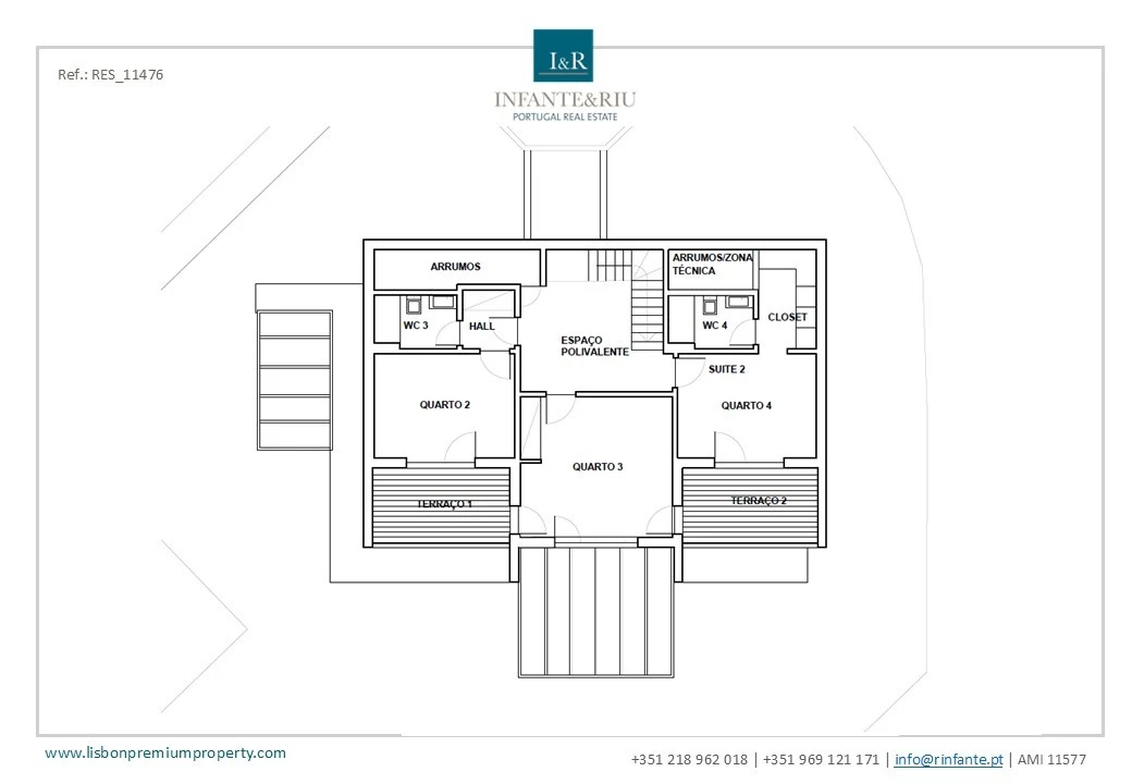 Moradia T4 para Venda em São João das Lampas e Terrugem Planta 2