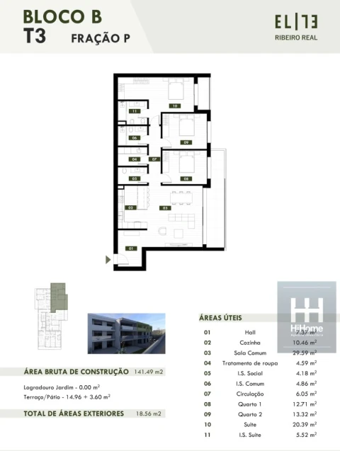 Apartamento T3 para Venda em Camara de Lobos