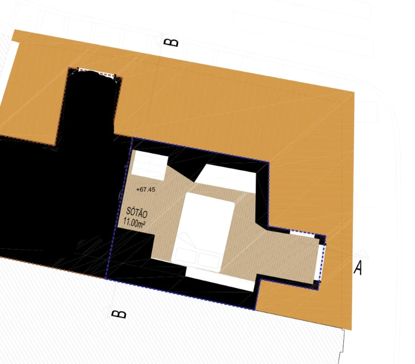 Apartamento T2 para Venda em Santa Maria Maior Planta 2