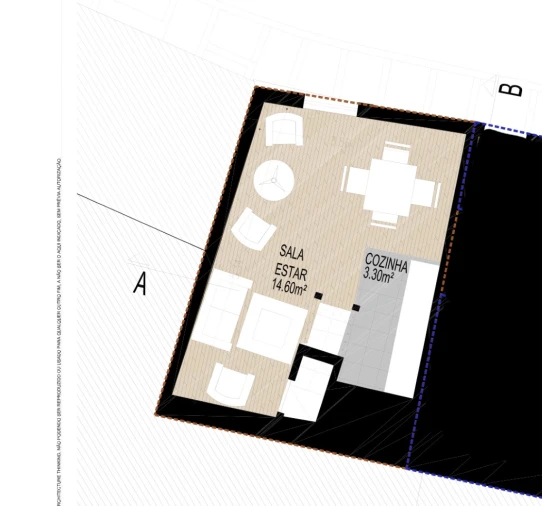 Apartamento T2 para Venda em Santa Maria Maior Planta 2