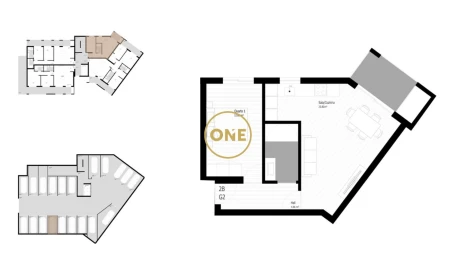 Apartamento T1 para Venda em Pedrouços