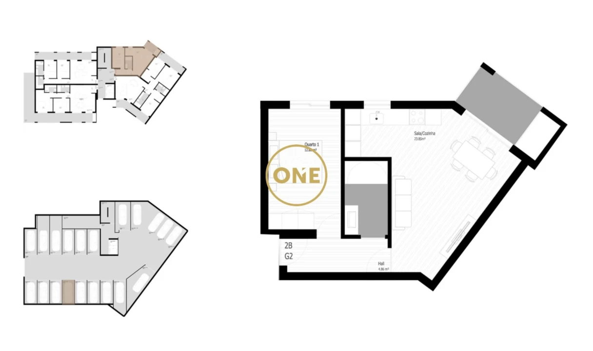 Apartamento T1 para Venda em Pedrouços Foto 12