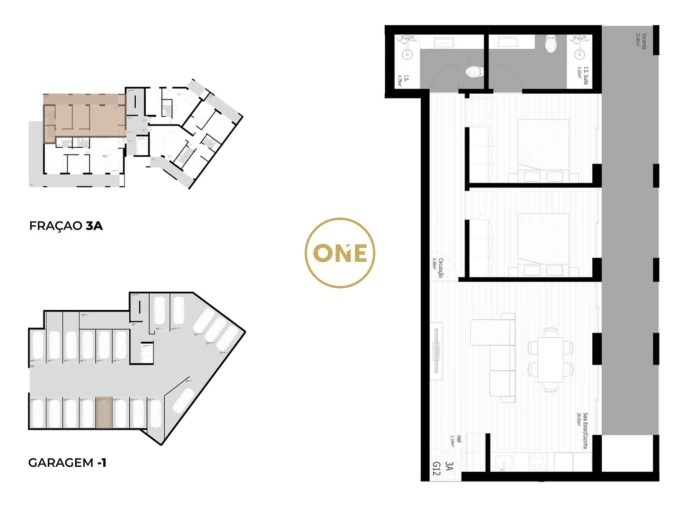 Apartamento T2 para Venda em Pedrouços Foto 12