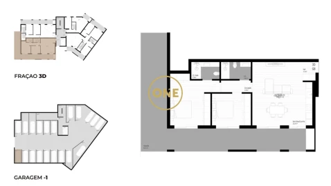Apartamento T2 para Venda em Pedrouços