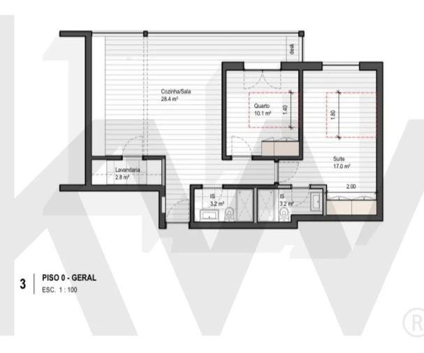Apartamento T2 para Venda em São Vicente Foto 35