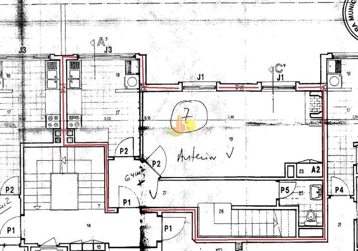 Apartamento T3 para Venda em Buarcos Planta 1