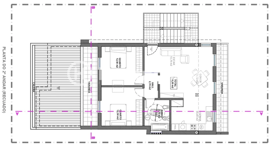 Apartamento T2 para Venda em Tamel (São Verissimo) Foto 20