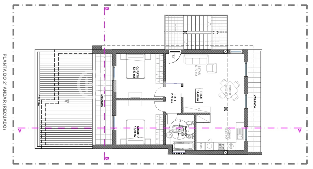 Apartamento T2 para Venda em Tamel (São Verissimo) Foto 20