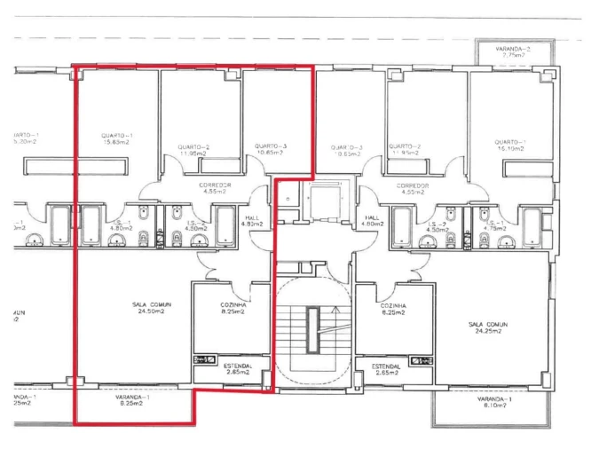 Apartamento T3 para Venda em Alhos Vedros Foto 24