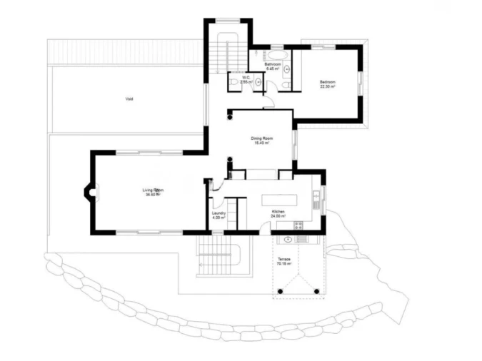 Moradia T3 para Venda em Budens Planta 2