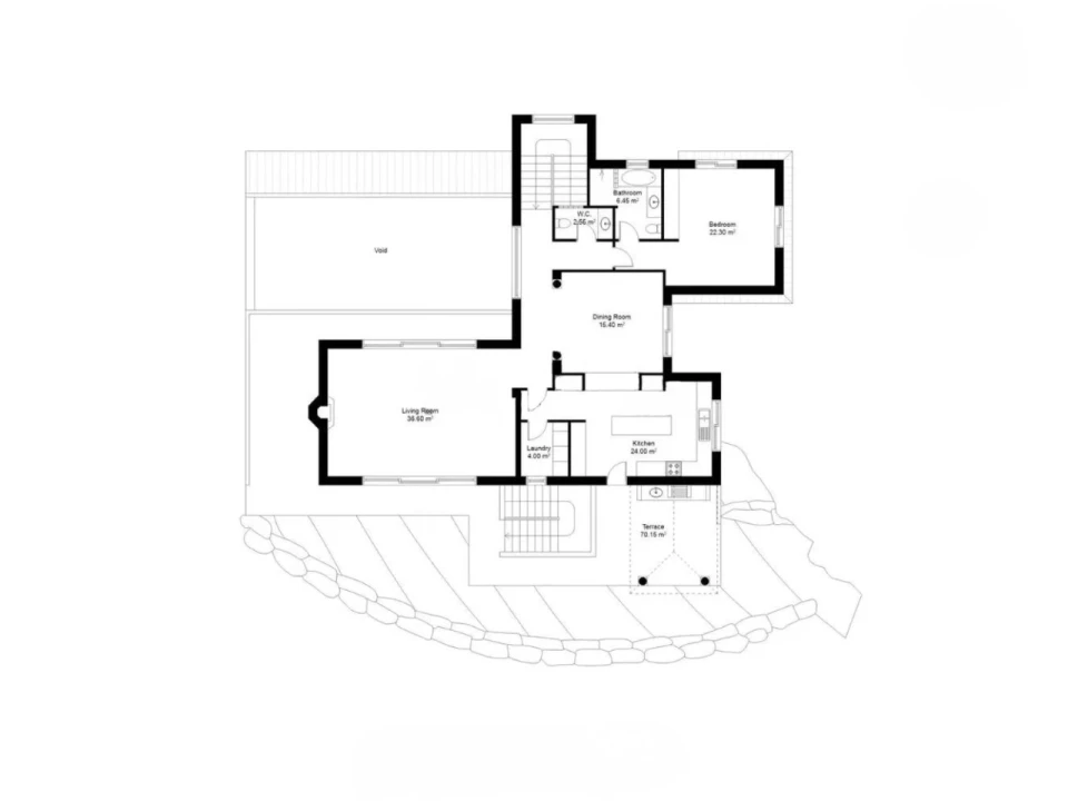 Moradia T3 para Venda em Budens Planta 2