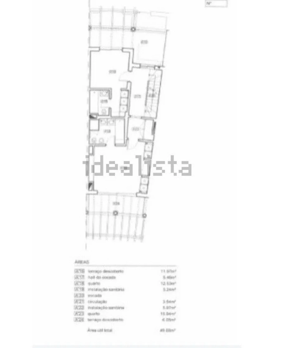 Moradia T4 para Venda em Quarteira Planta 1