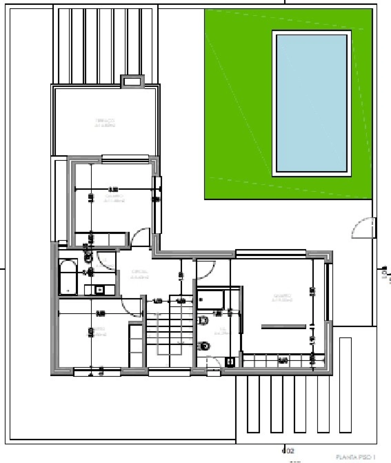 Moradia T4 para Venda em Porto Covo Planta 2