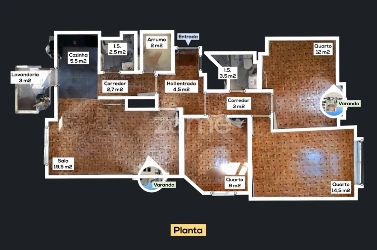 Apartamento T3 para Arrendamento em Mafamude e Vilar do Paraíso Foto 35