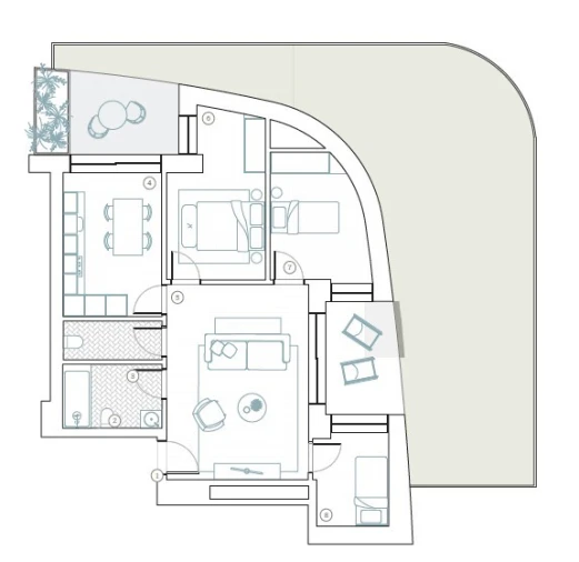 Apartamento T3 para Venda em Paranhos Planta 1