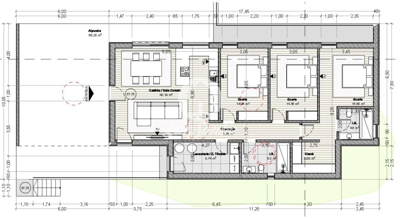 Moradia T3 para Venda em Bertiandos Foto 15