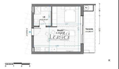 Apartamento T0 para Venda em Armação de Pera