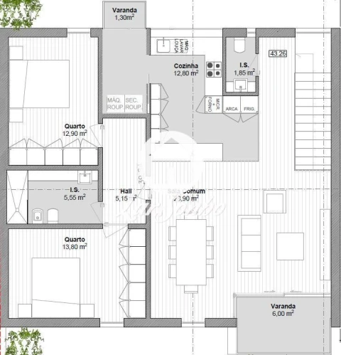 Apartamento T2 para Venda em Barcelos, V.Boa, V.Frescainha