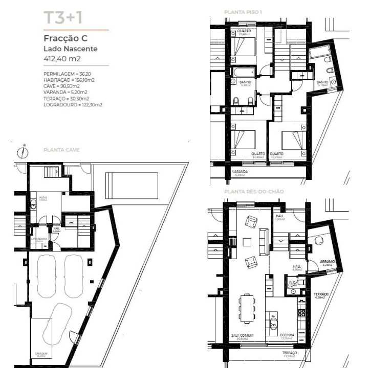 Moradia T3 para Venda em Madalena Foto 23