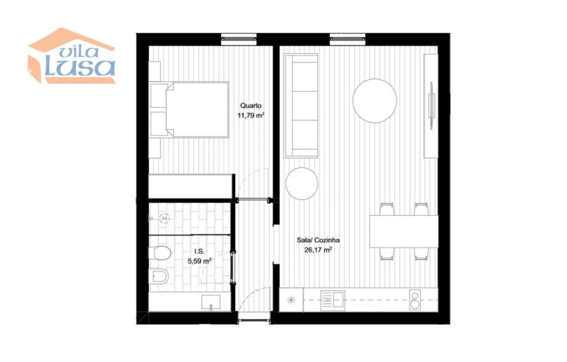 Apartamento T1 para Venda em Portimão Foto 24