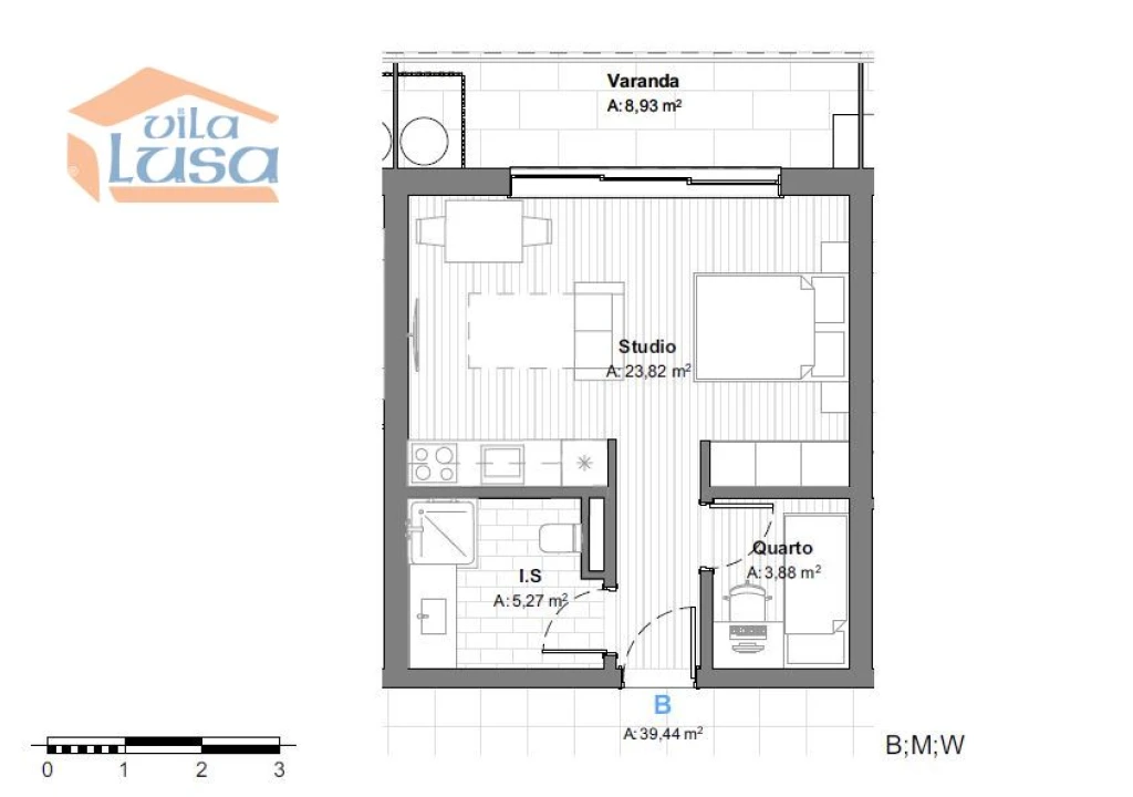 Apartamento T0 para Venda em Armação de Pera Foto 12
