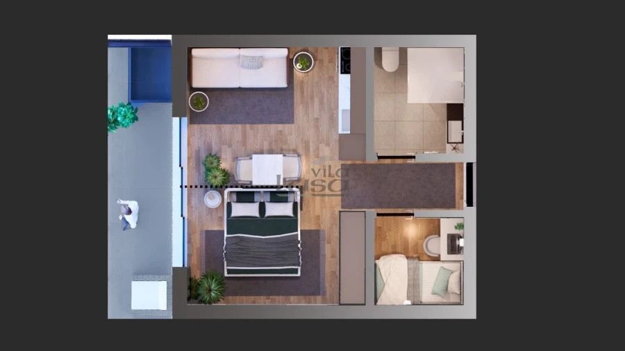 Apartamento T0 para Venda em Armação de Pera Foto 9