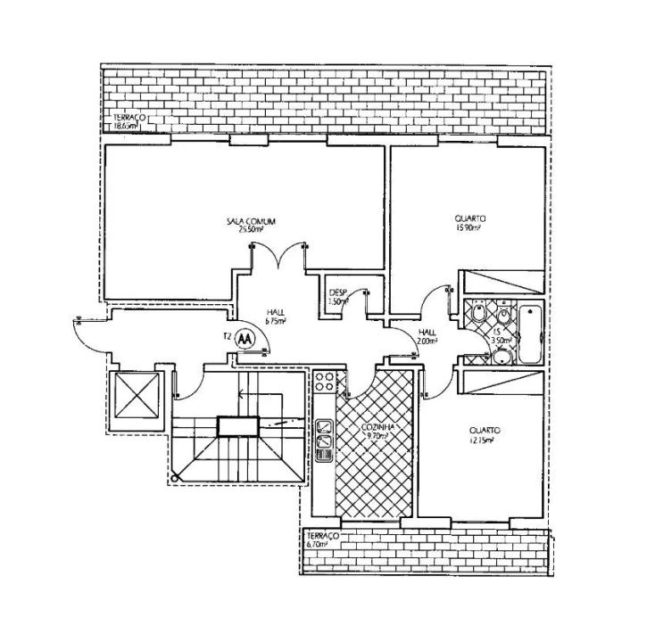 Apartamento T2 para Venda em Olhão Foto 12