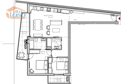Apartamento T2 para Venda em Mafamude e Vilar do Paraíso