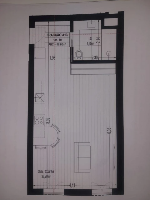 Apartamento T0 para Venda em Arcozelo