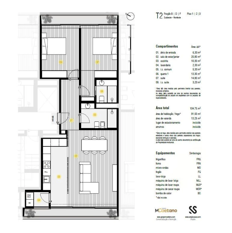 Apartamento T2 para Venda em Canidelo Foto 20