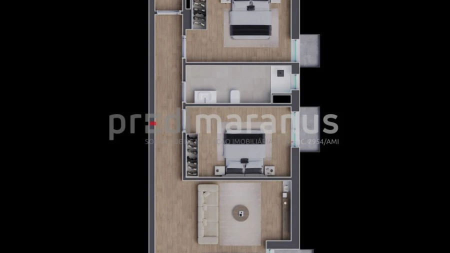 Apartamento T3 para Venda em Telões