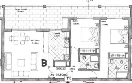 Apartamento T2 para Venda em Lagos (São Sebastião e Santa Maria)