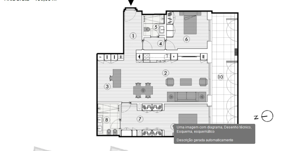 Apartamento T2 para Venda em Paranhos Planta 1