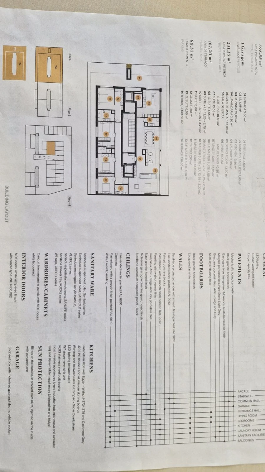 Apartamento T3 para Venda em Cidade da Maia Planta 1