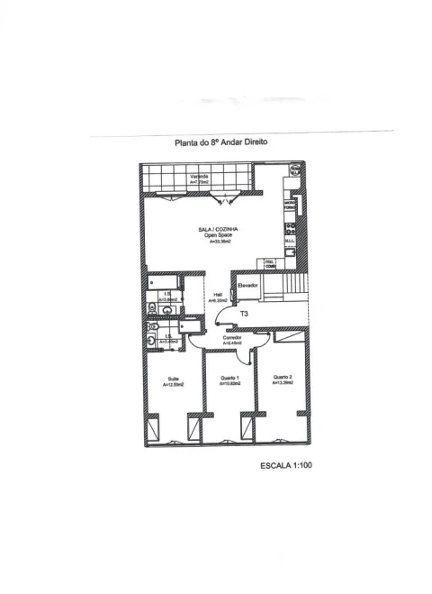 Apartamento T3 para Venda em Benfica