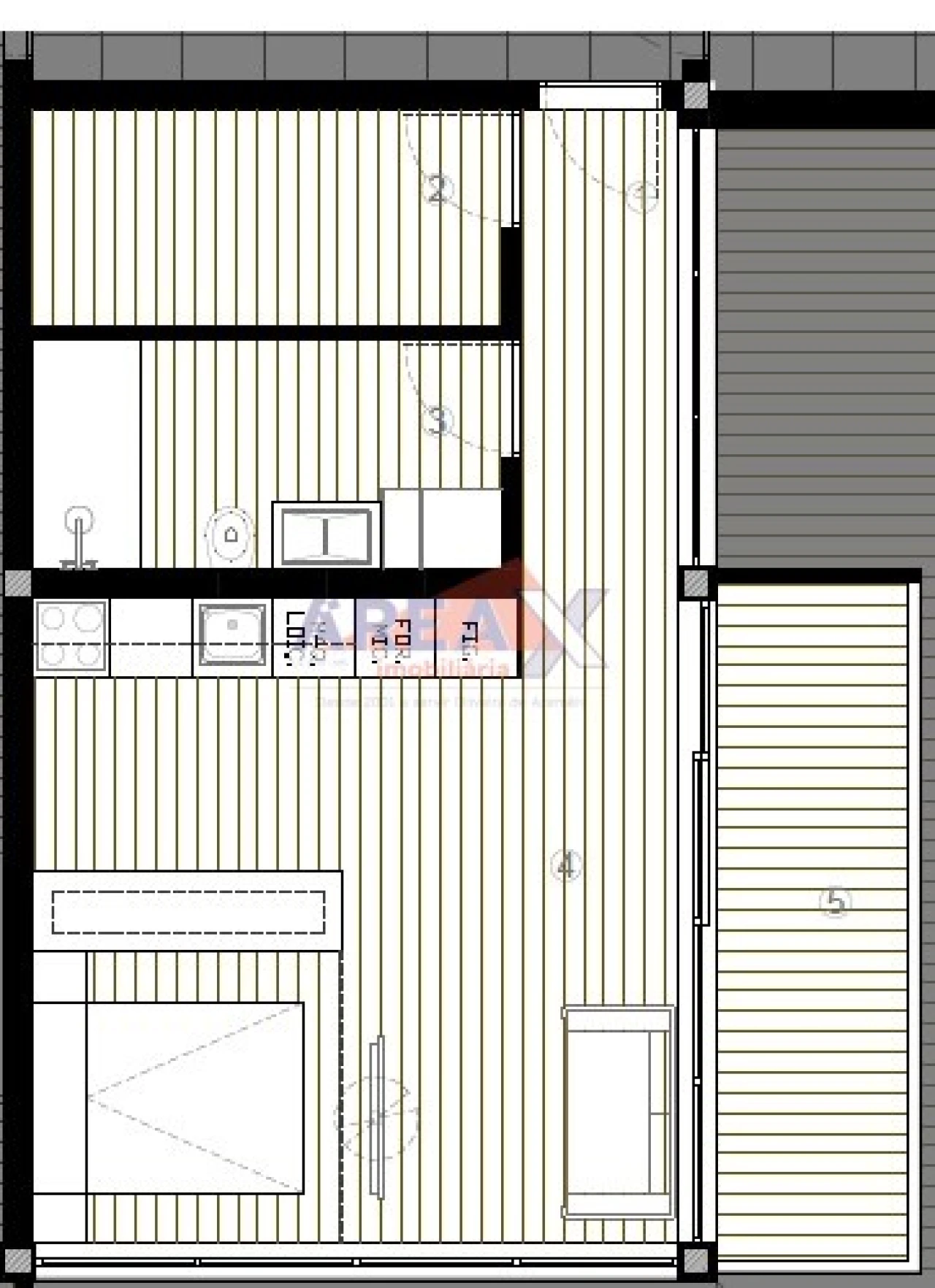 Apartamento T1 para Venda em São João da Madeira Foto 28