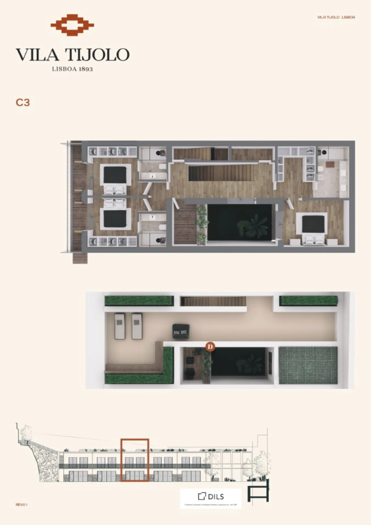 Moradia T3 para Venda em Estrela Planta 2