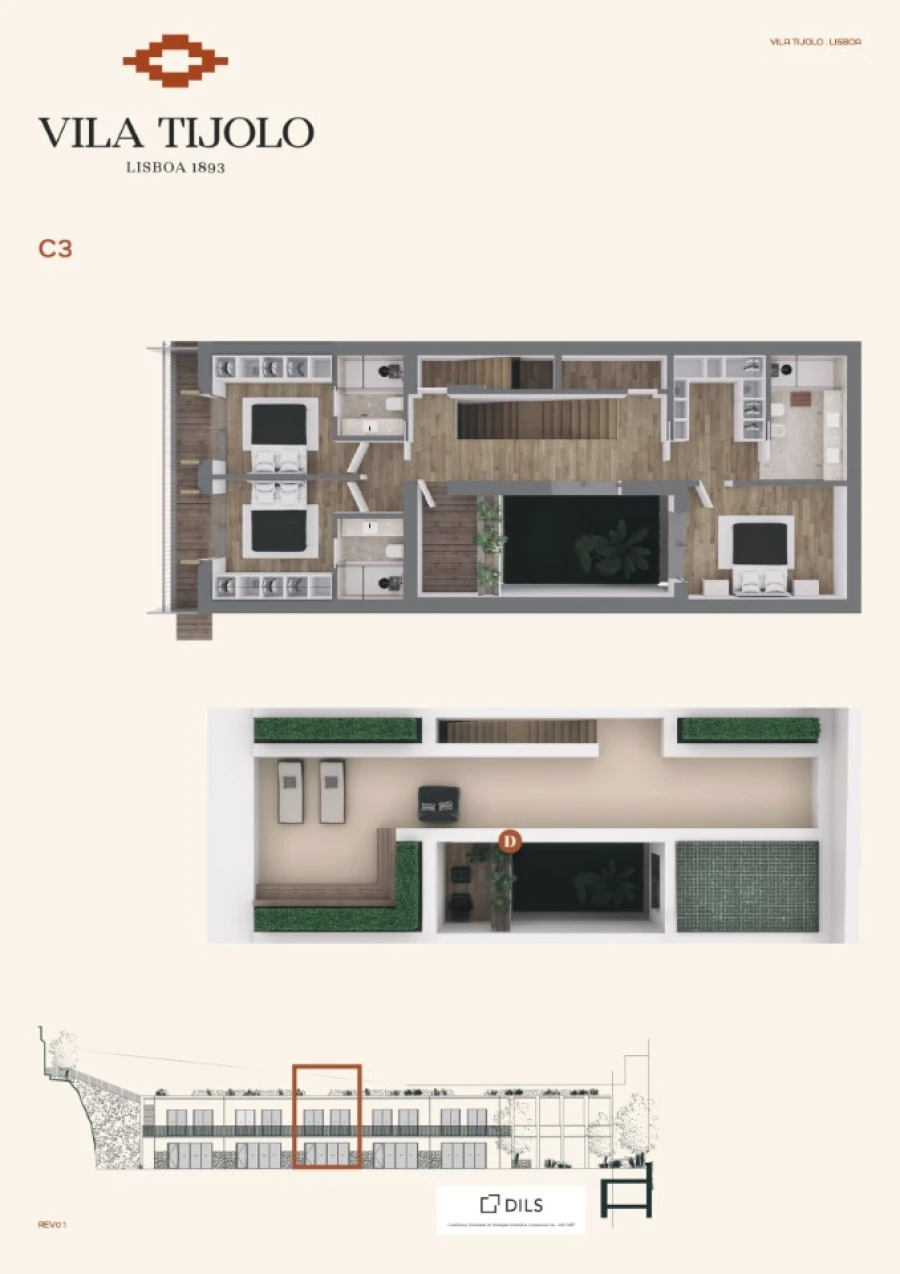 Moradia T3 para Venda em Estrela Planta 2