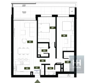 Apartamento T2 para Venda em Estreito de Camara de Lobos