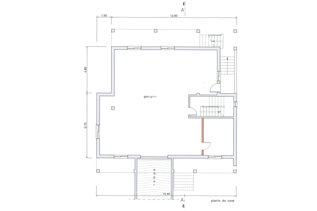 Moradia T4 para Venda em Orgens Planta 2