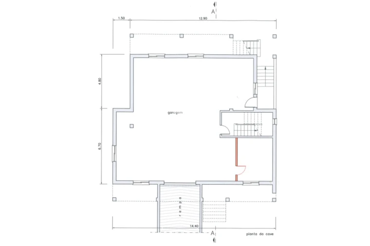 Moradia T4 para Venda em Orgens Planta 2
