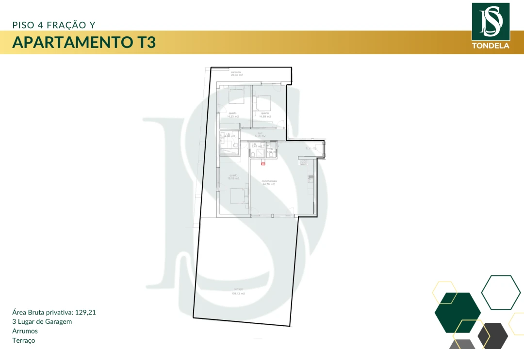Apartamento T3 para Venda em Tondela e Nandufe Foto 13