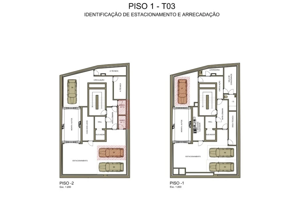 Apartamento T3 para Venda em Santo António Planta 2