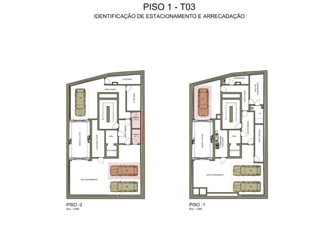 Apartamento T3 para Venda em Santo António Planta 2