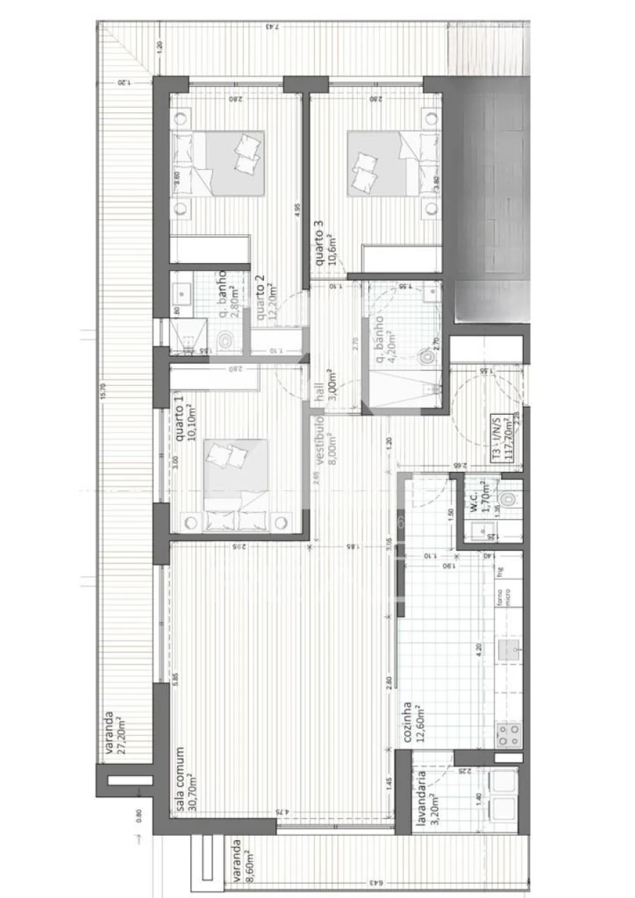 Apartamento T3 para Venda em Ermesinde Foto 21