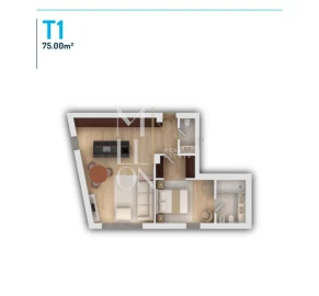 Apartamento T1 para Venda em Vila do Conde