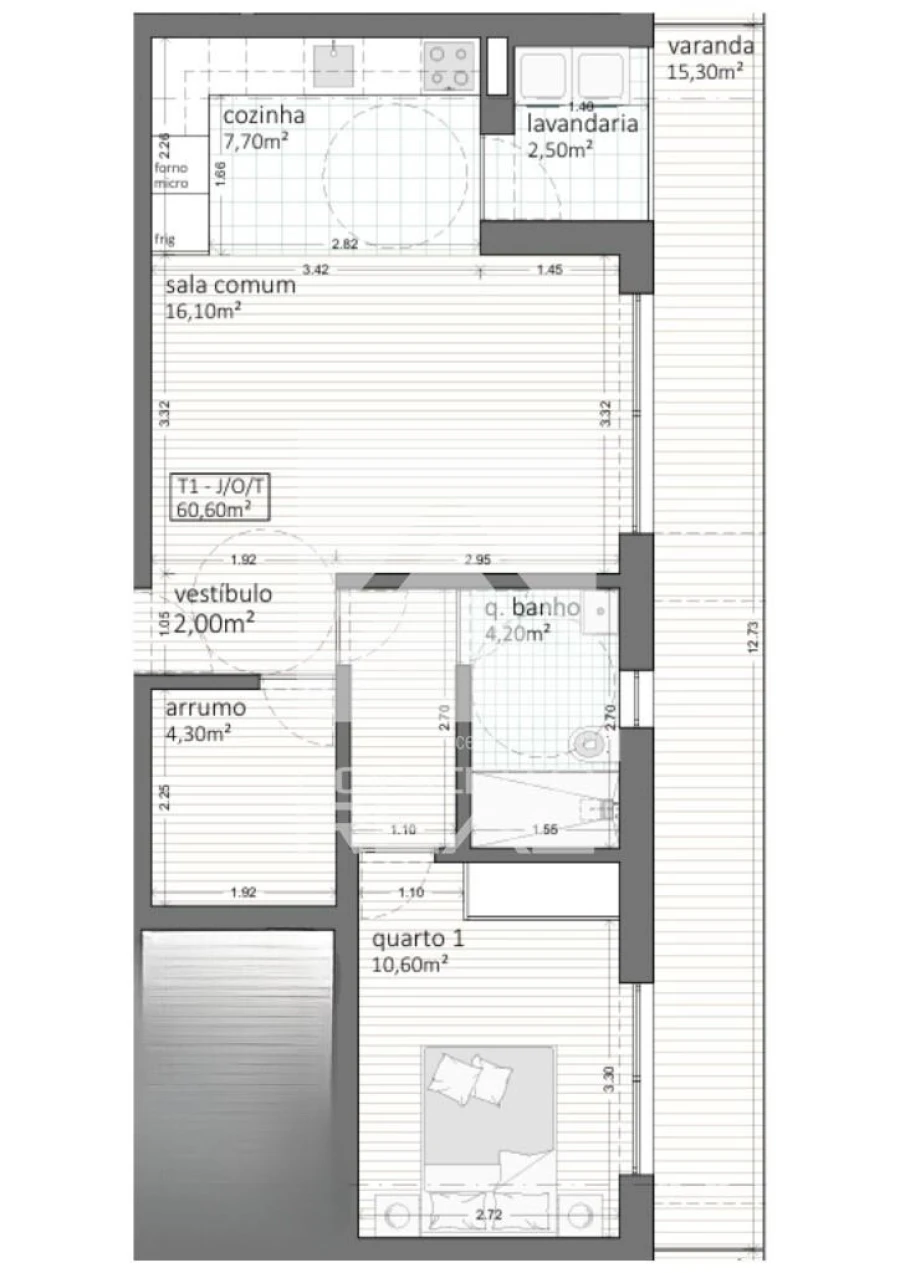 Apartamento T1 para Venda em Ermesinde Foto 21