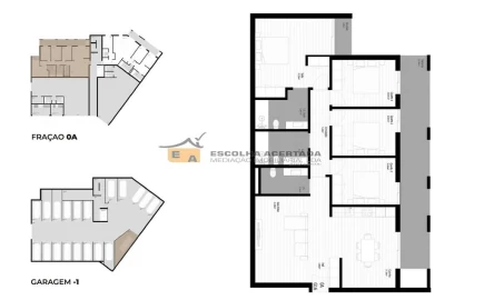 Apartamento T4 para Venda em Pedrouços