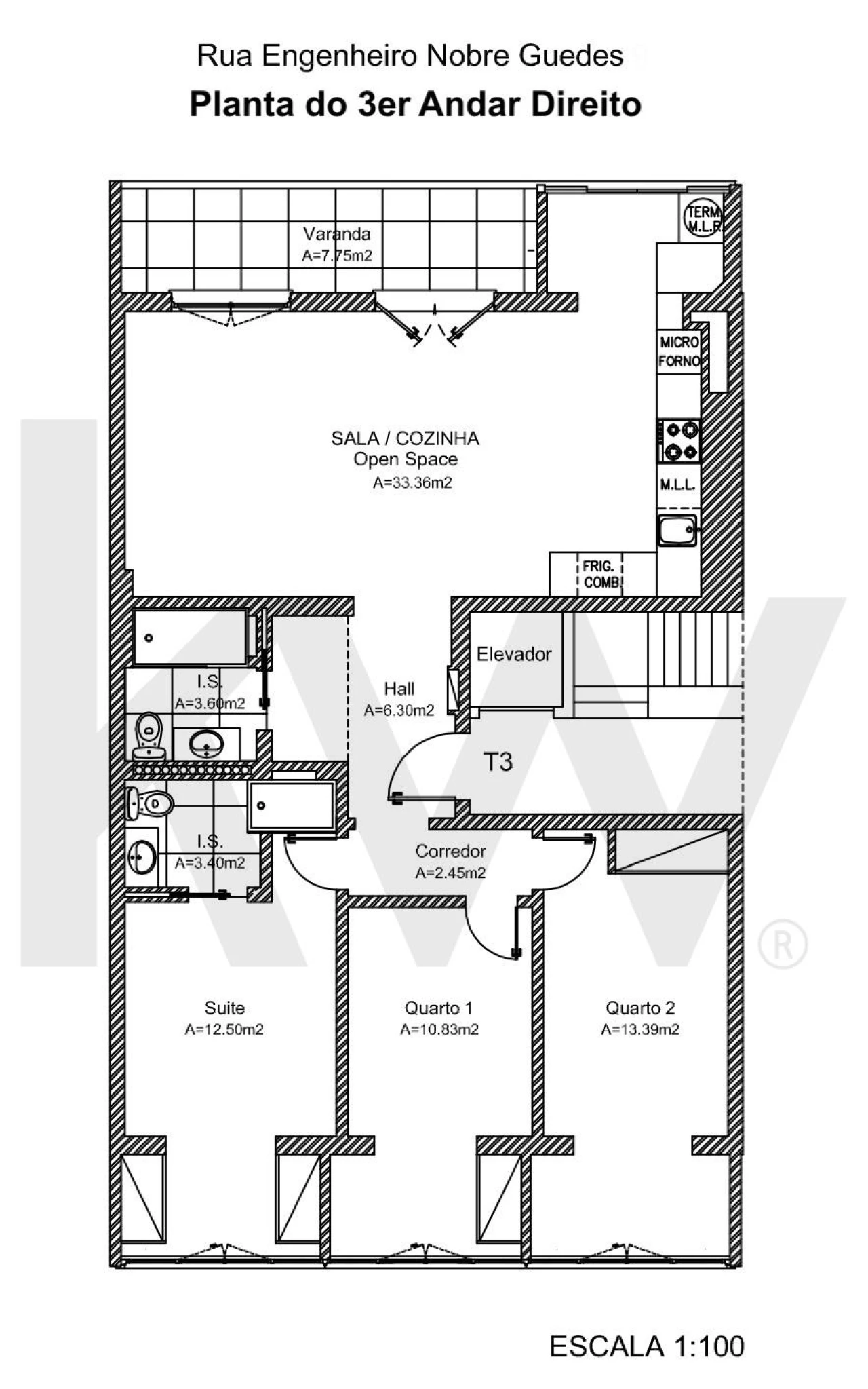 Apartamento T3 para Venda em Benfica Foto 11