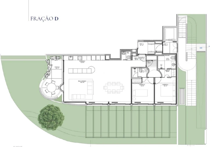 Apartamento T2 para Venda em Aldoar, Foz do Douro e Nevogilde Planta 1